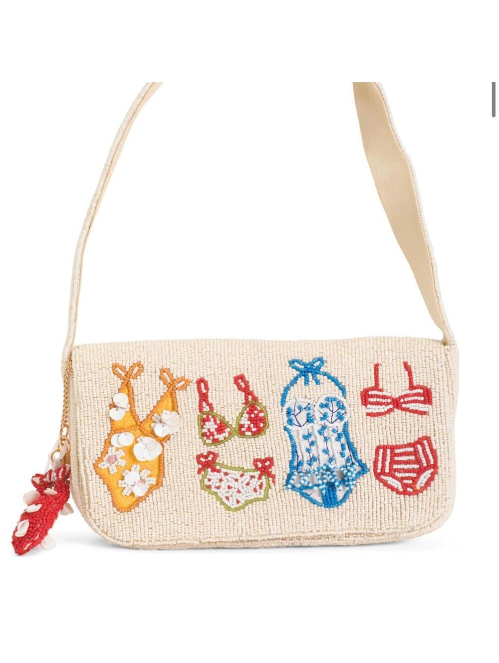 Tiktok Viral Bikini Bathing Suit Swimsuit Beaded Bag - Picture 2 of 5